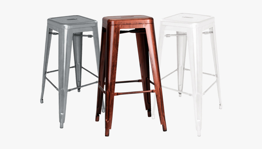 Σκαμπο Μπαρ Μεταλλικα Με Πλατη, HD Png Download