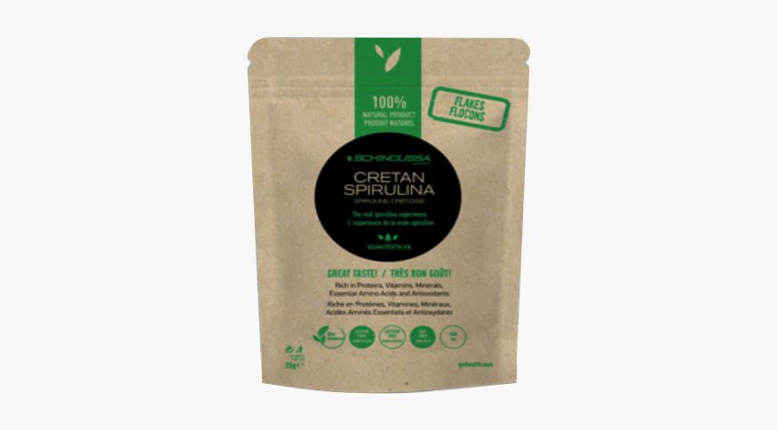 Spirulina - Schinoussa Spirulina Flakes 25g, HD Png Download