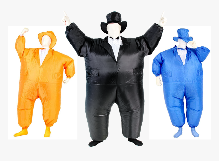 Tuxedo Tux Inflatable Chub Suit Costume - Inflatable, HD Png Download