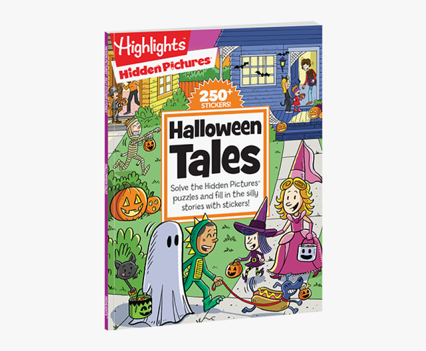 Hidden Pictures Silly Sticker Stories - Halloween Highlights Hidden, HD Png Download