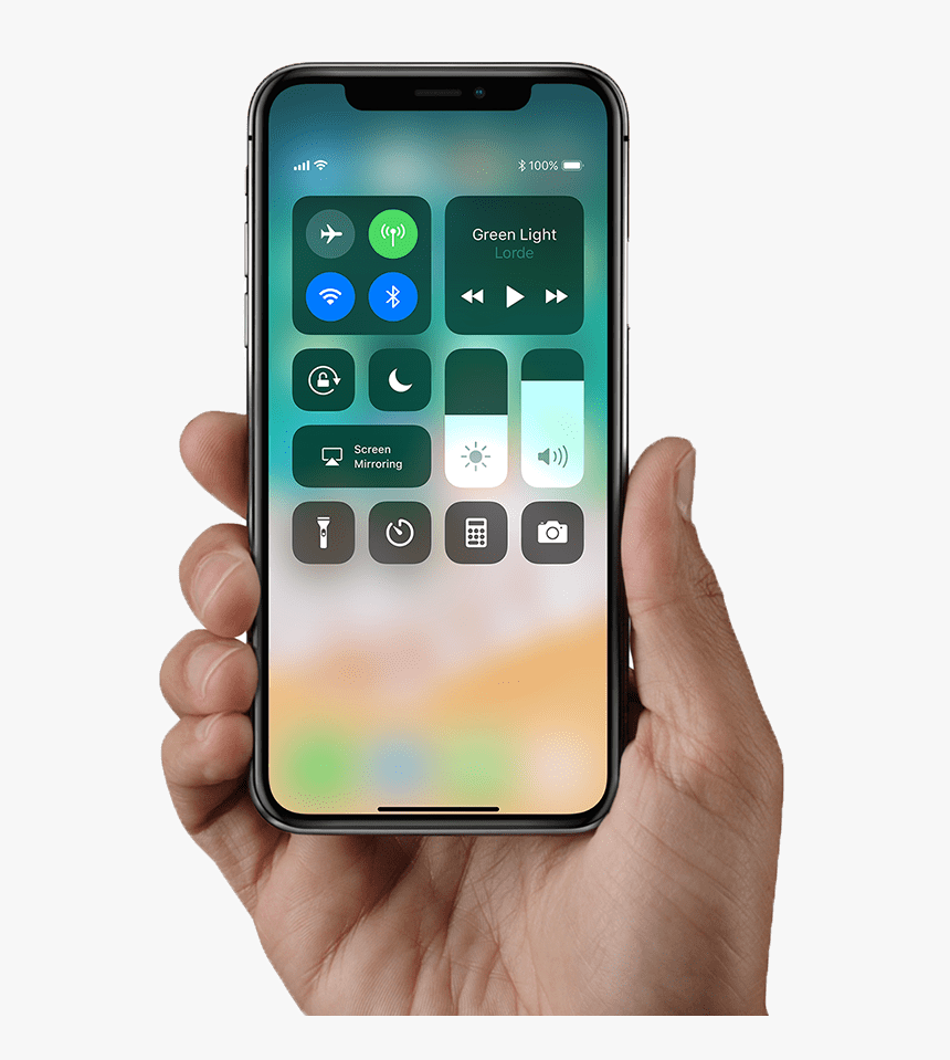 Hand Holding Iphone Png, Transparent Png