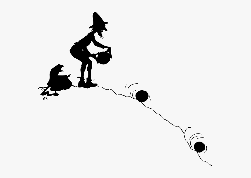 Man Rolling Stones Down Hill Vector Image - Ball Rolling Clipart, HD Png Download