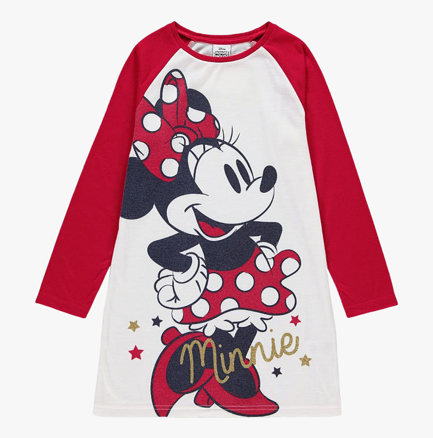 Minnie Mouse ~ Red/white Nightie 
 Class - Cartoon, HD Png Download
