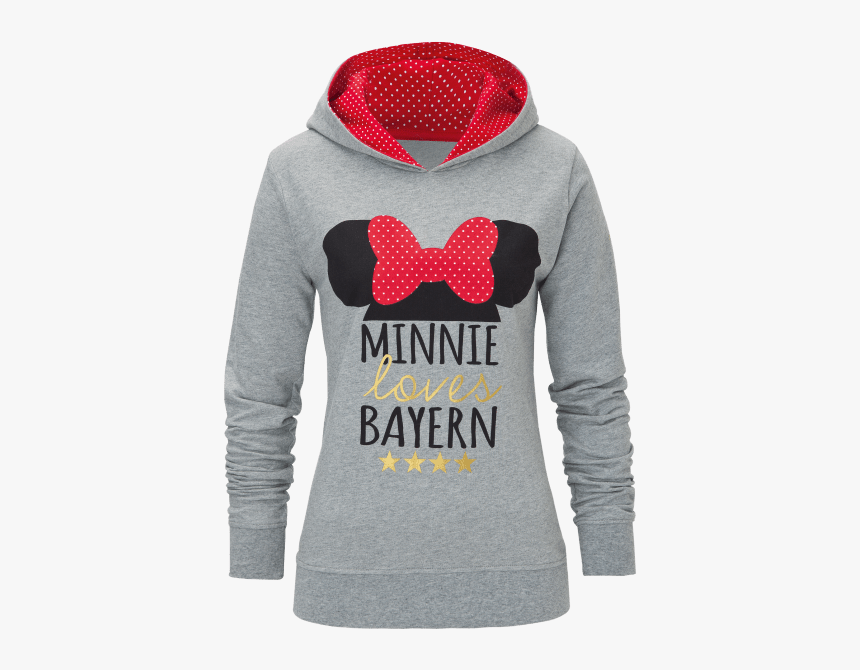 Hoodie Lady Disney Minnie Mouse - Minnie Mouse Hoodie Damen, HD Png Download