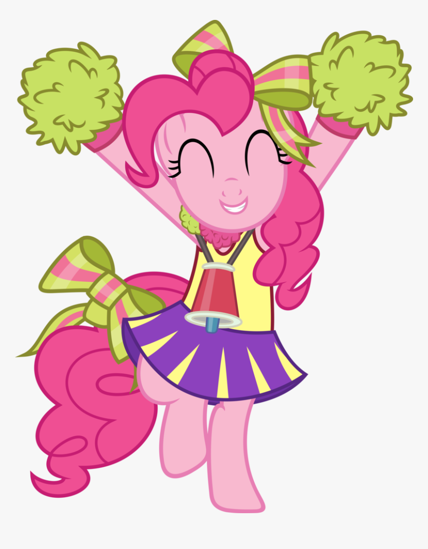 Horn Clipart Cheerleader - My Little Pony Cheerleader Pinkie Pie, HD Png Download