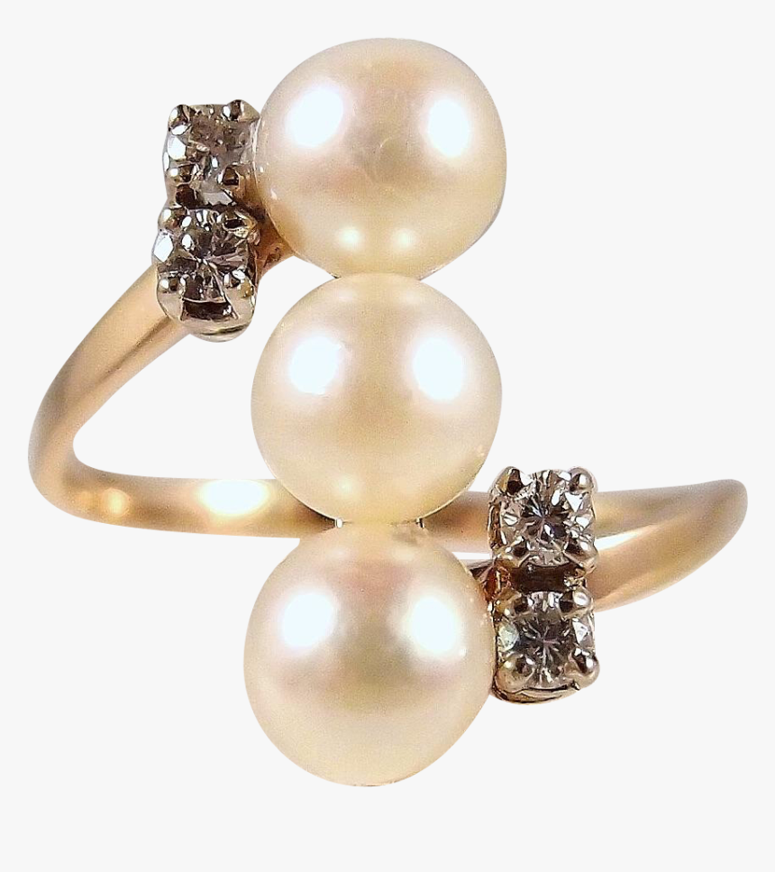 Transparent Diamonds And Pearls Png - Earrings, Png Download