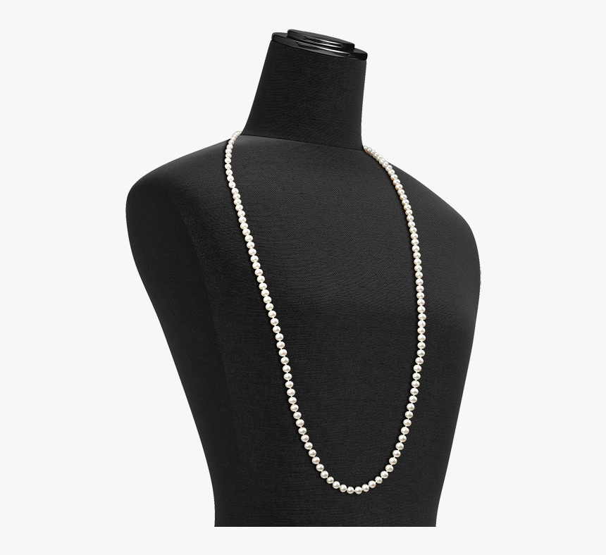 36 Inch Opera Pearl Necklace Size On Mannequin, HD Png Download