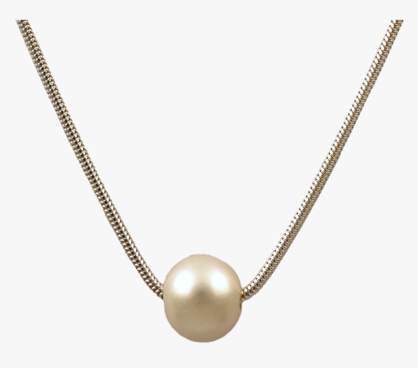Tightrope Pearl Single Pearl Necklace - Pearl, HD Png Download