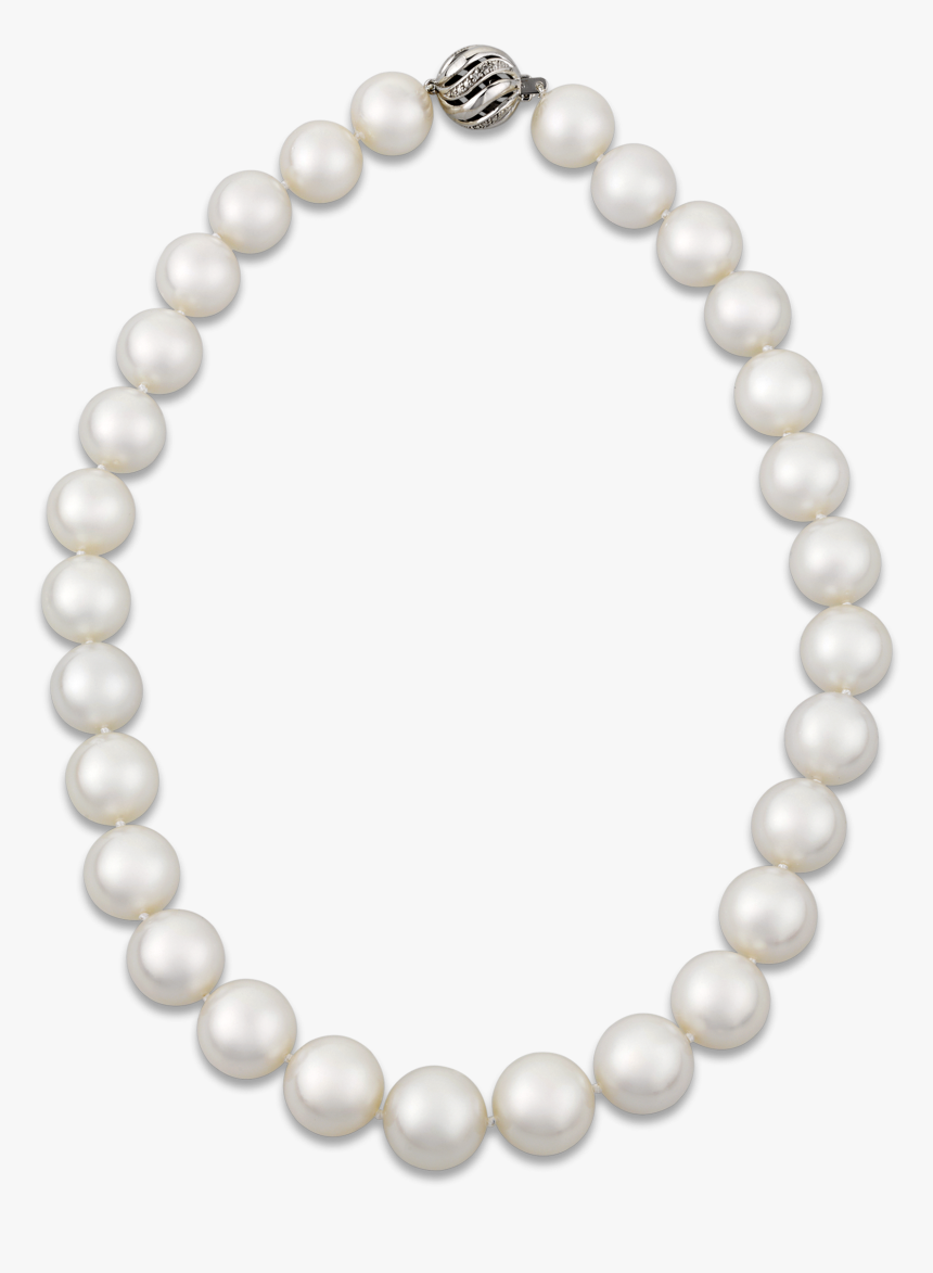 White South Sea Pearl Necklace - Necklace, HD Png Download
