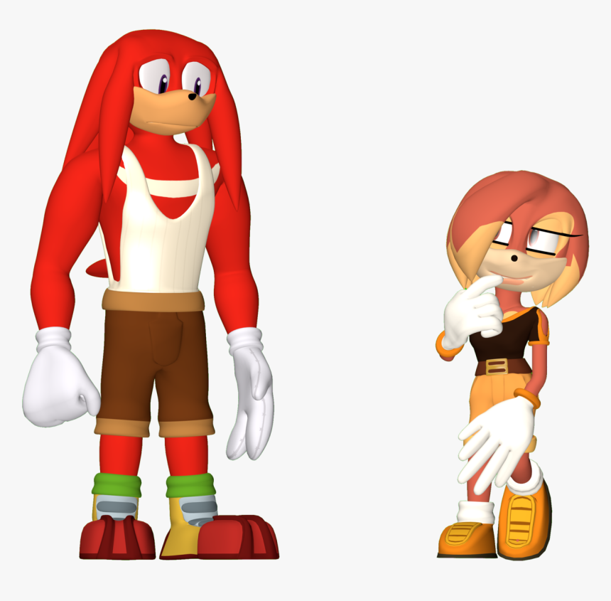 Thick Headed
just More Knux And Clem Shipping - Cartoon, HD Png Download