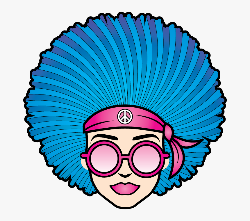 Hippie Chicks Head Logo For Cbd Cbd Tincture Cbd Cream, HD Png Download