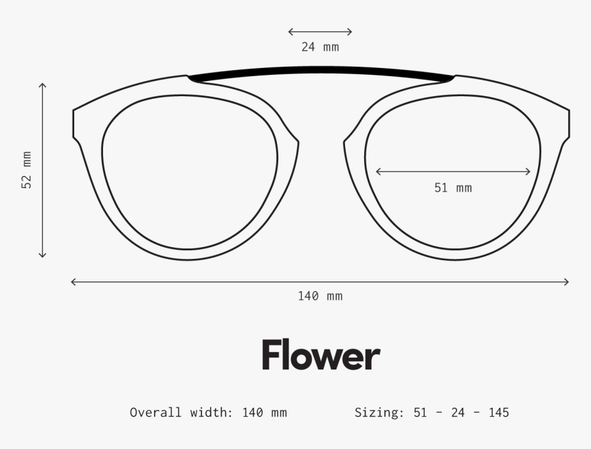 Flower Sunglasses Fit Information - Curtis Flowers, HD Png Download