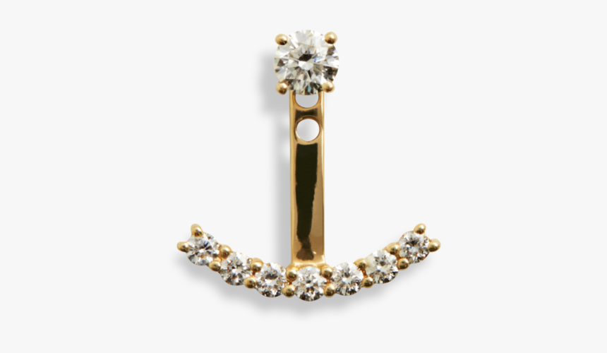 Anchor Gold - Body Jewelry, HD Png Download
