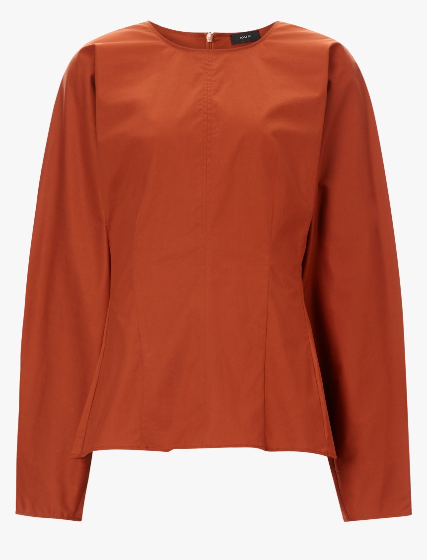 Joseph, Cass Cotton Stretch Blouse, In Tan - Blouse, HD Png Download