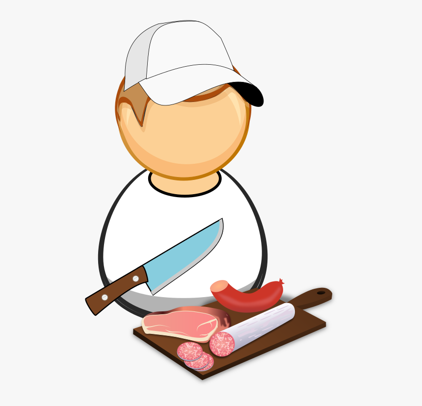 Sausage / Salami Maker - Butcher Clipart, HD Png Download