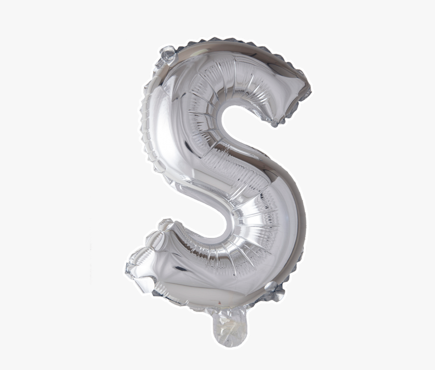 Foilballoon S , 16 - Balloon Letters Silver S, HD Png Download