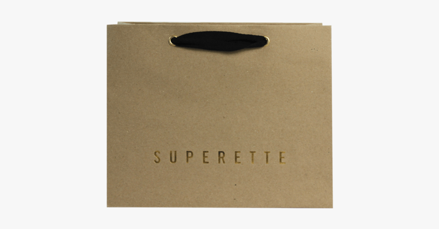 Kraft Paper Carry Bag With Cotton Twill Handles - Paper Bag, HD Png Download