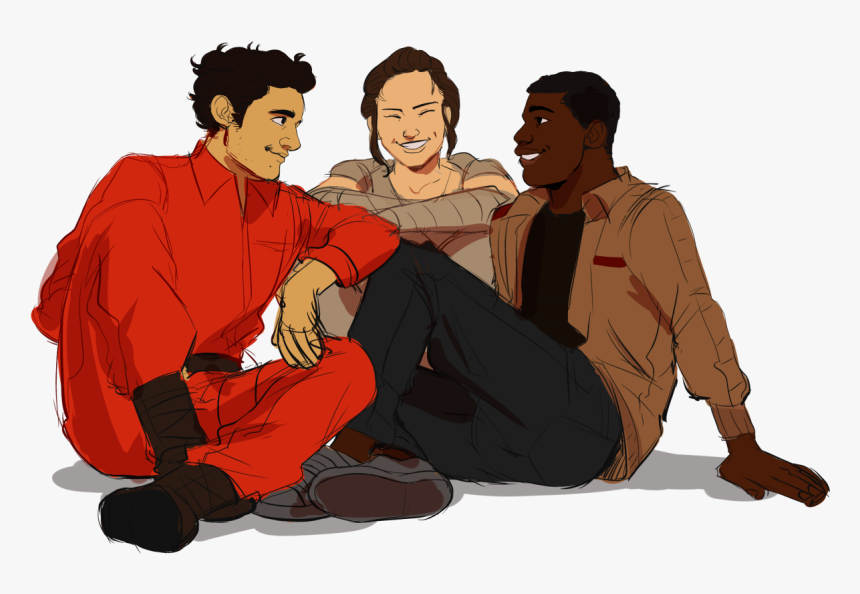 Poe Dameron And Finn Fanart, HD Png Download