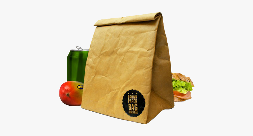Packed Lunch Brown Bag, HD Png Download