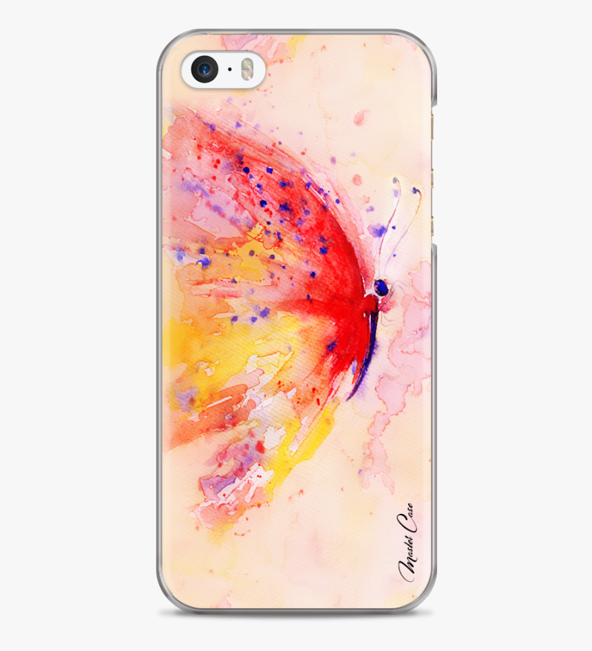 Coque Iphone 5c Lovely Watercolor Butterfly - Mobile Phone, HD Png Download