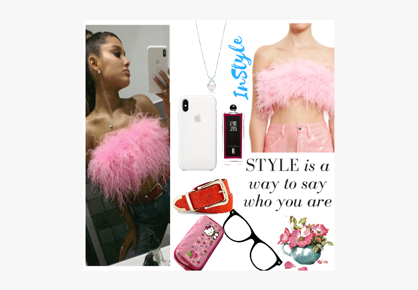 Ariana Grande Feather Top, HD Png Download