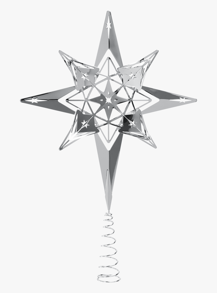 Top Star H32 Silver Plated Karen Blixen - Silver Christmas Star, HD Png Download