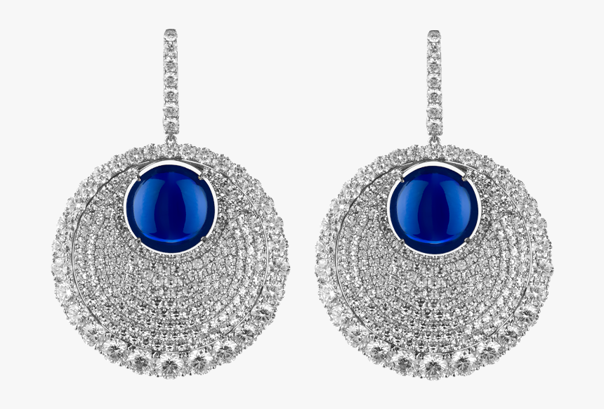 Blue Diamonds Earring1 - Earrings, HD Png Download