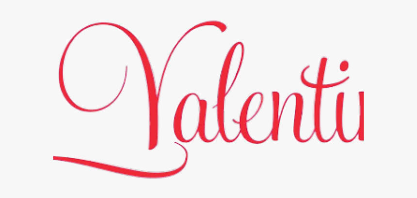 Happy Valentine’s Day Png Transparent Images - Calligraphy, Png Download