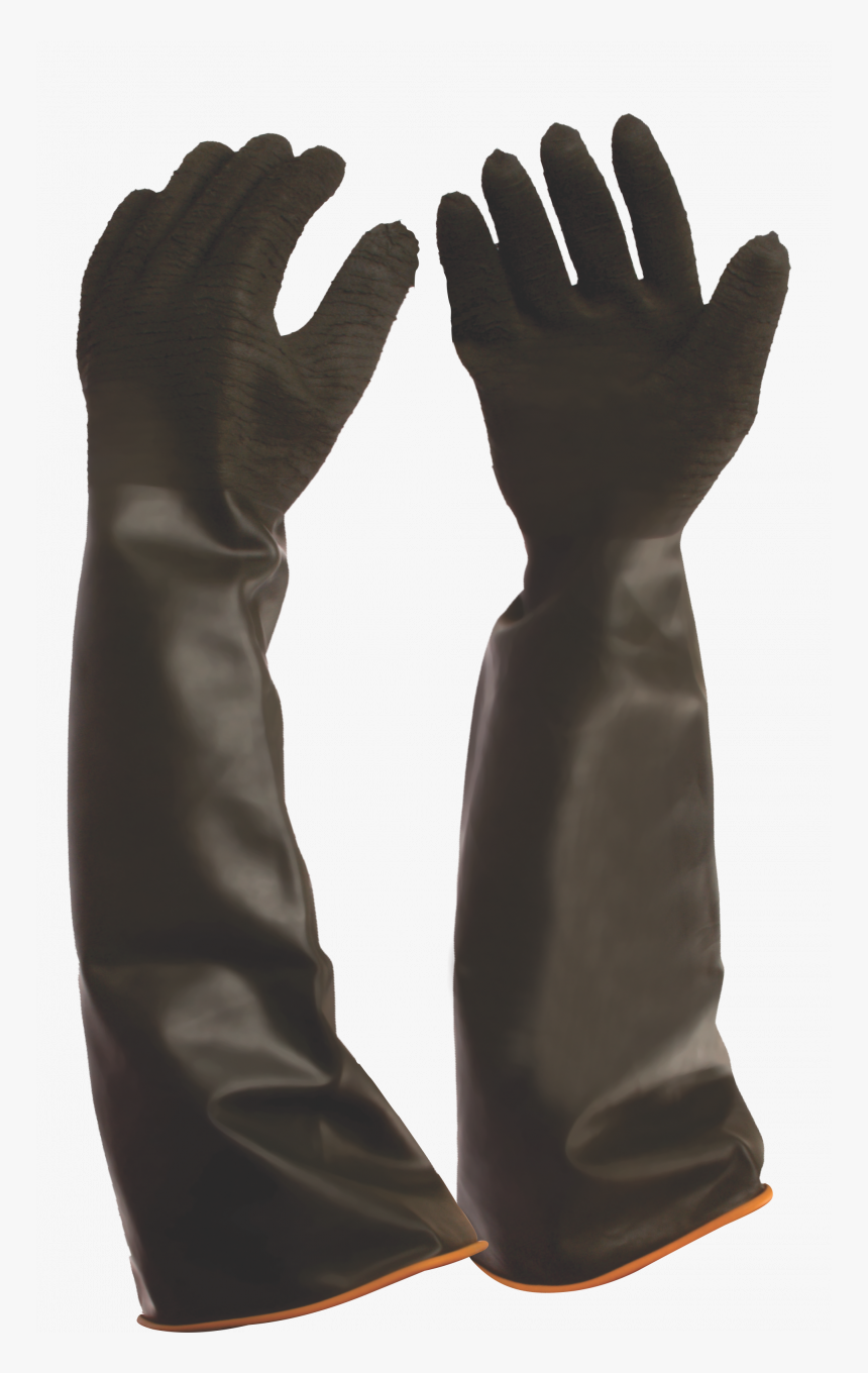 Rough Palm Rubber Glove - Leather, HD Png Download