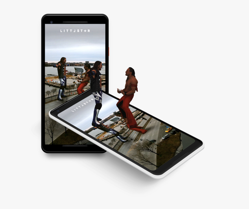 Pixel Mockup 2 Ar - Iphone, HD Png Download