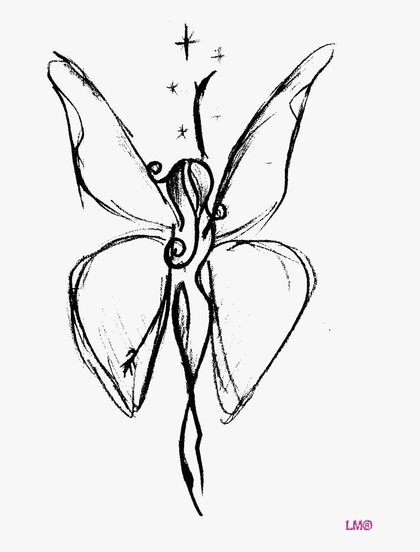 Fairy Tattoos Png Download Image - تاتو پری, Transparent Png