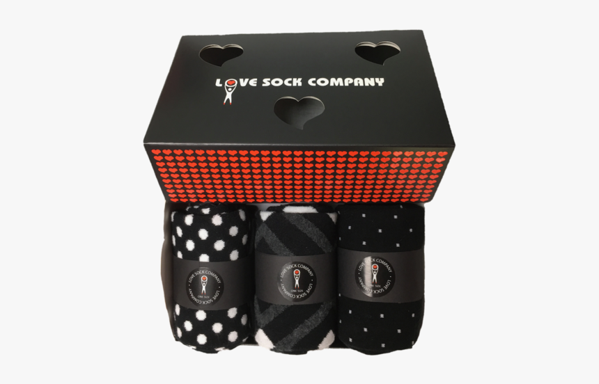 Black Dress Socks Gift Box - Box, HD Png Download