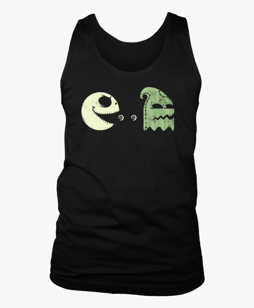 Pac Man Jack Skellington Oogie Boogie T-shirt - Never Do Your Best Quit Tank Top, HD Png Download