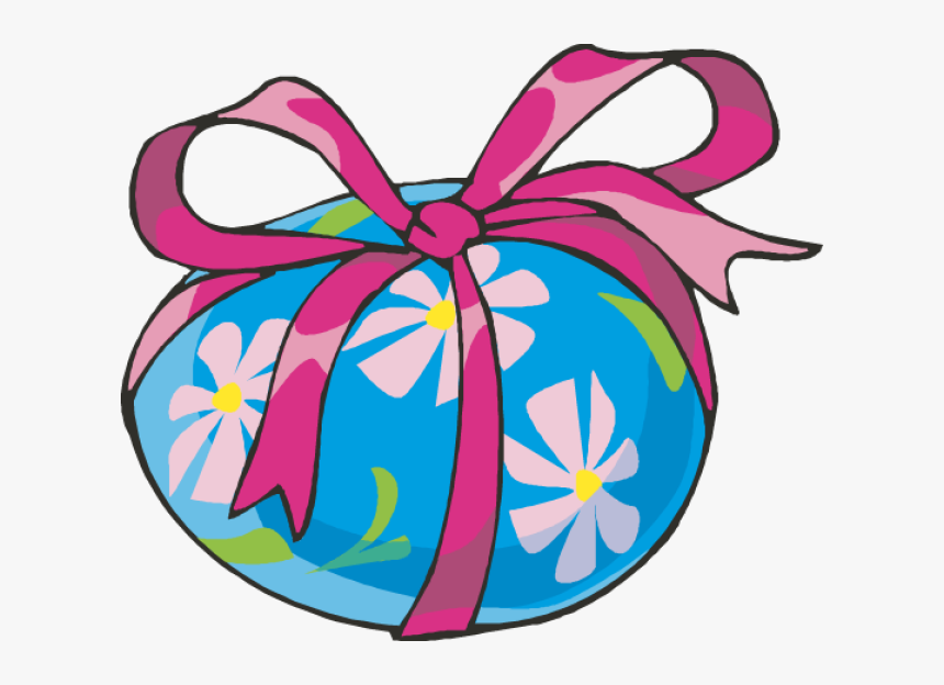 Easter Egg Basket Clipart - Easter Egg, HD Png Download