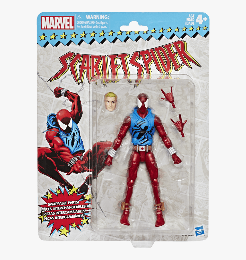Scarlet Spiderman Marvel Legends, HD Png Download