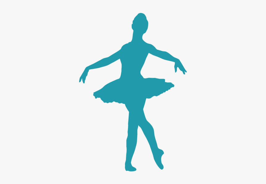 Icons-08 - Silhouette Of A Ballerina Easy, HD Png Download