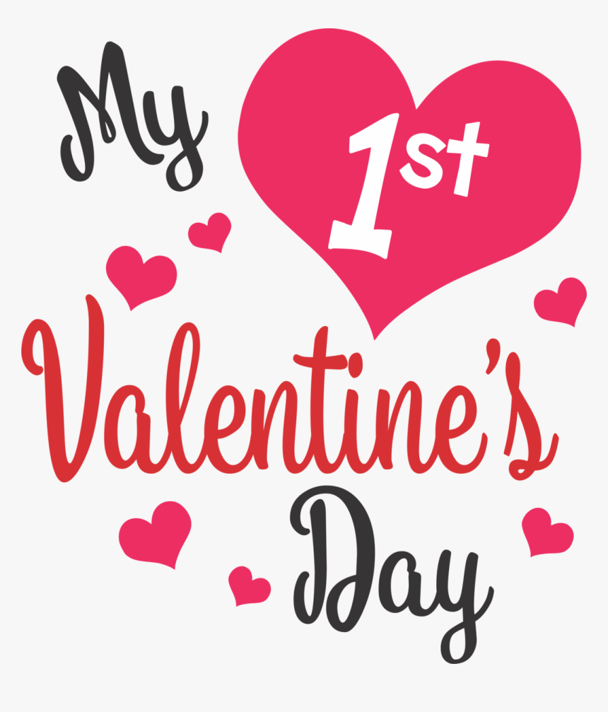 My 1st Valentine Clip Art, HD Png Download