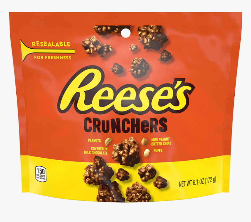 Image Of Reese S Crunchers Packaging - Reese's Peanut Butter Cups, HD Png Download