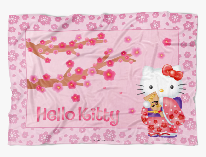 Hello Kitty Cute Fleece Blanket Lightweight Supremely - Craft, HD Png Download