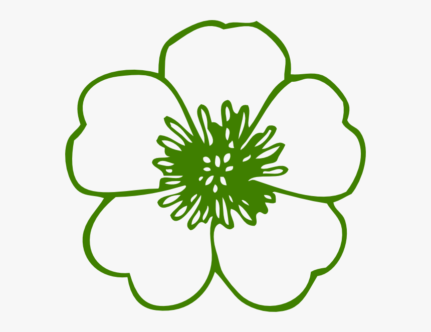 Flower Outline Image Png, Transparent Png