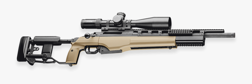 Trg42 Bolt Action Short Sniper Rifle Shown With Rifle - Sako Trg 42 Integrated Tactical Rail System, HD Png Download