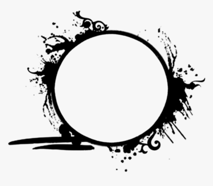 Thumb Image - Grunge Circle Frame Transparent, HD Png Download