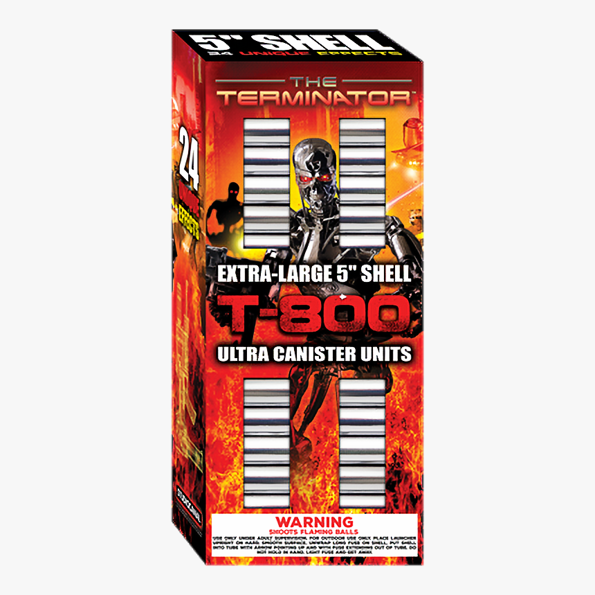 Terminator T 800 Firework, HD Png Download