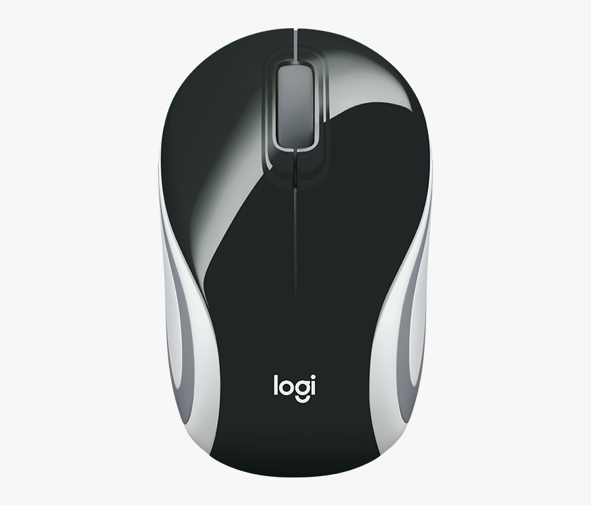 Wireless Ultra Portable M187 - Logitech M187 Wireless Mini Mouse Black, HD Png Download