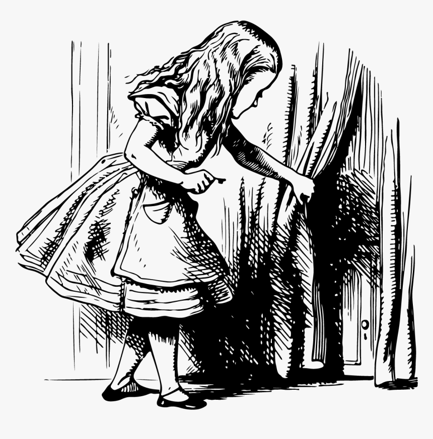 Mad Hatter Sketch - Alice In Wonderland Symbolism, HD Png Download