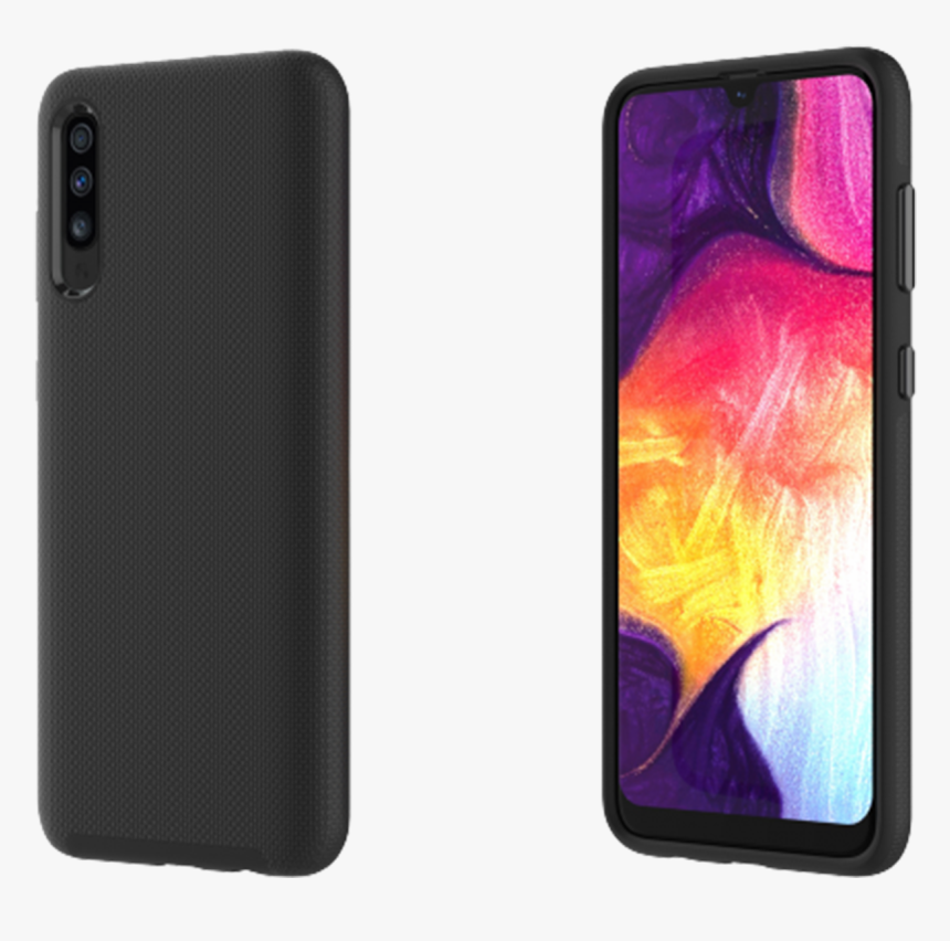 Samsung Galaxy A70 Axessorize Protech Case Black, HD Png Download