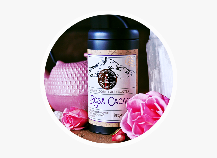 Gme-website Rounds Rosacacao - Glass Bottle, HD Png Download