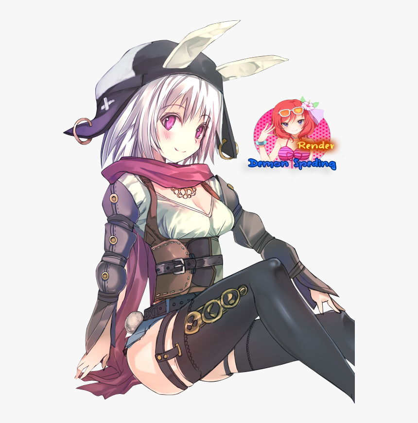 Render Demon Girl Anime, HD Png Download
