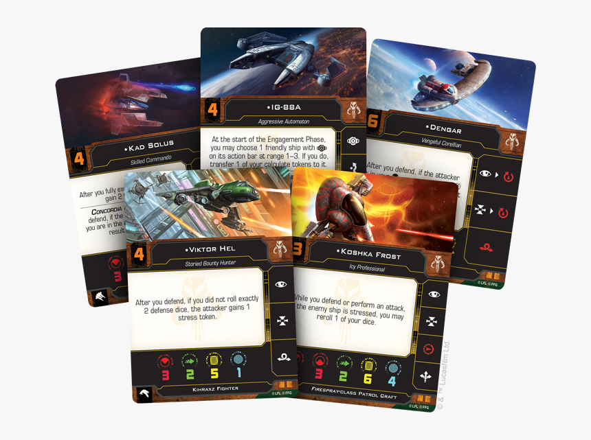Star Wars X-wing Miniatures - X Wing 2.0 Scum, HD Png Download