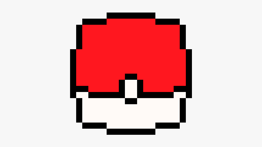 Pokeball Pixel Art Png, Transparent Png